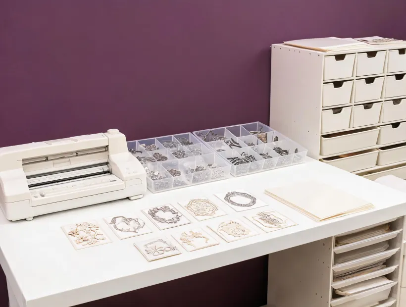 Sizzix studio workspace
