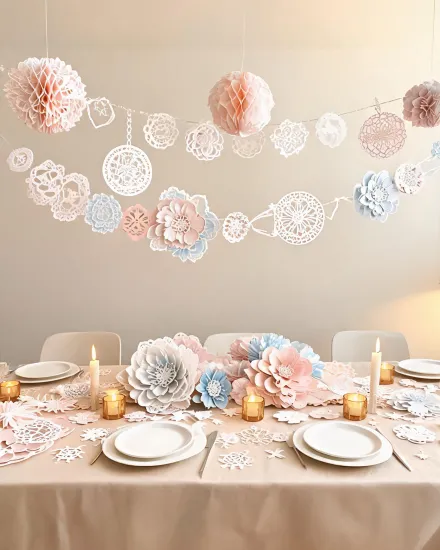 Party paper decor