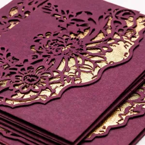 Die cut card layers